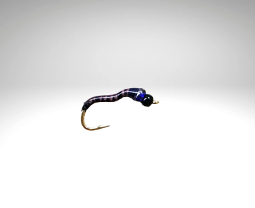 Bindaris Pfauengras Nymphe PF906 – Blau/Peacock Quill Crimson