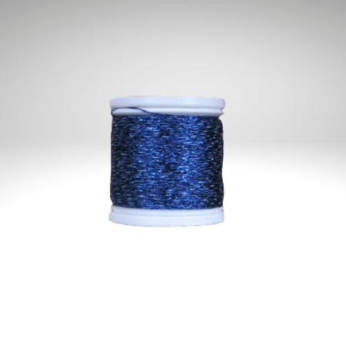 Bindaris Lametta Metallic in kräftigem blau