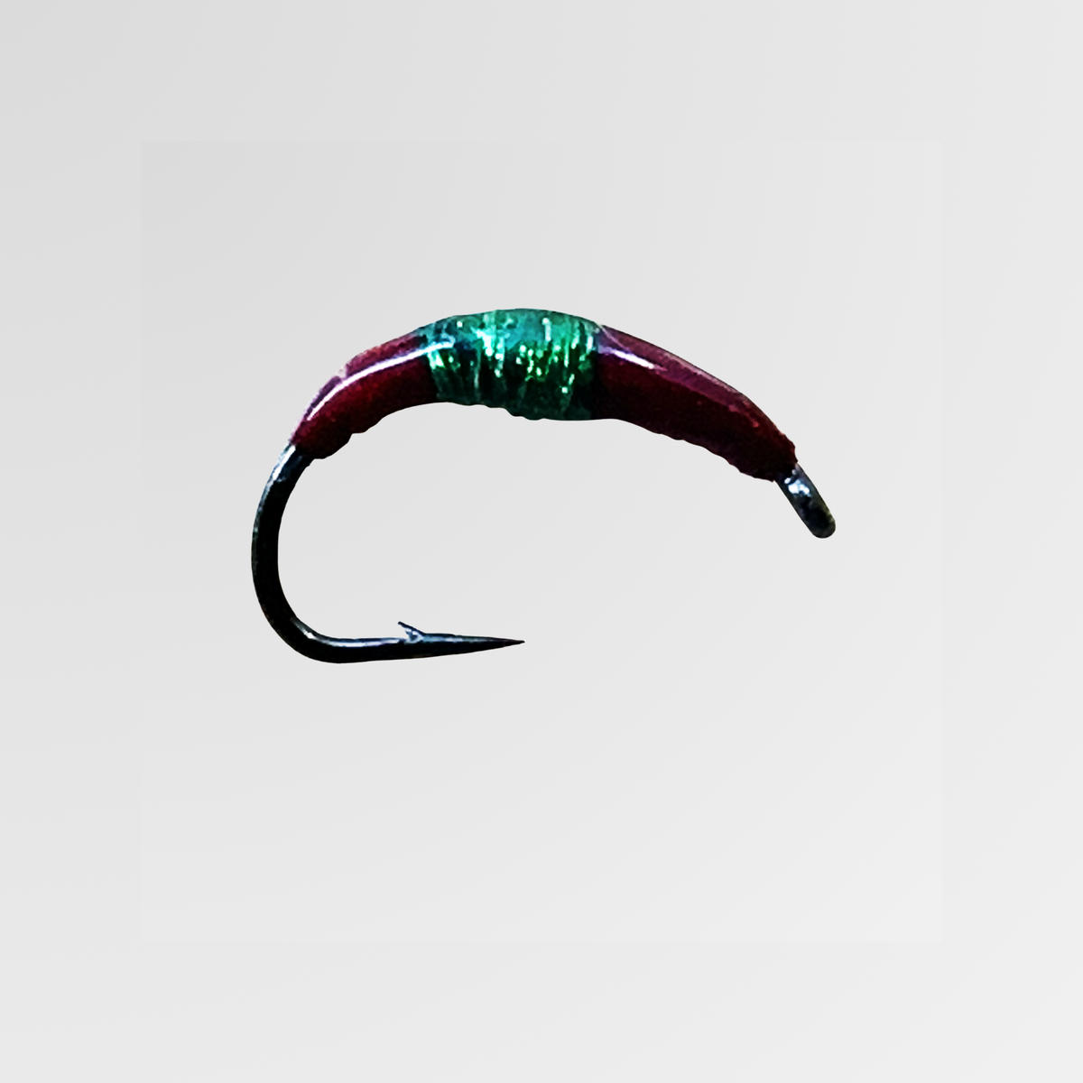 Bindaris Wasserfloh FL1301 – Dunkelrot/Glitzer Grün