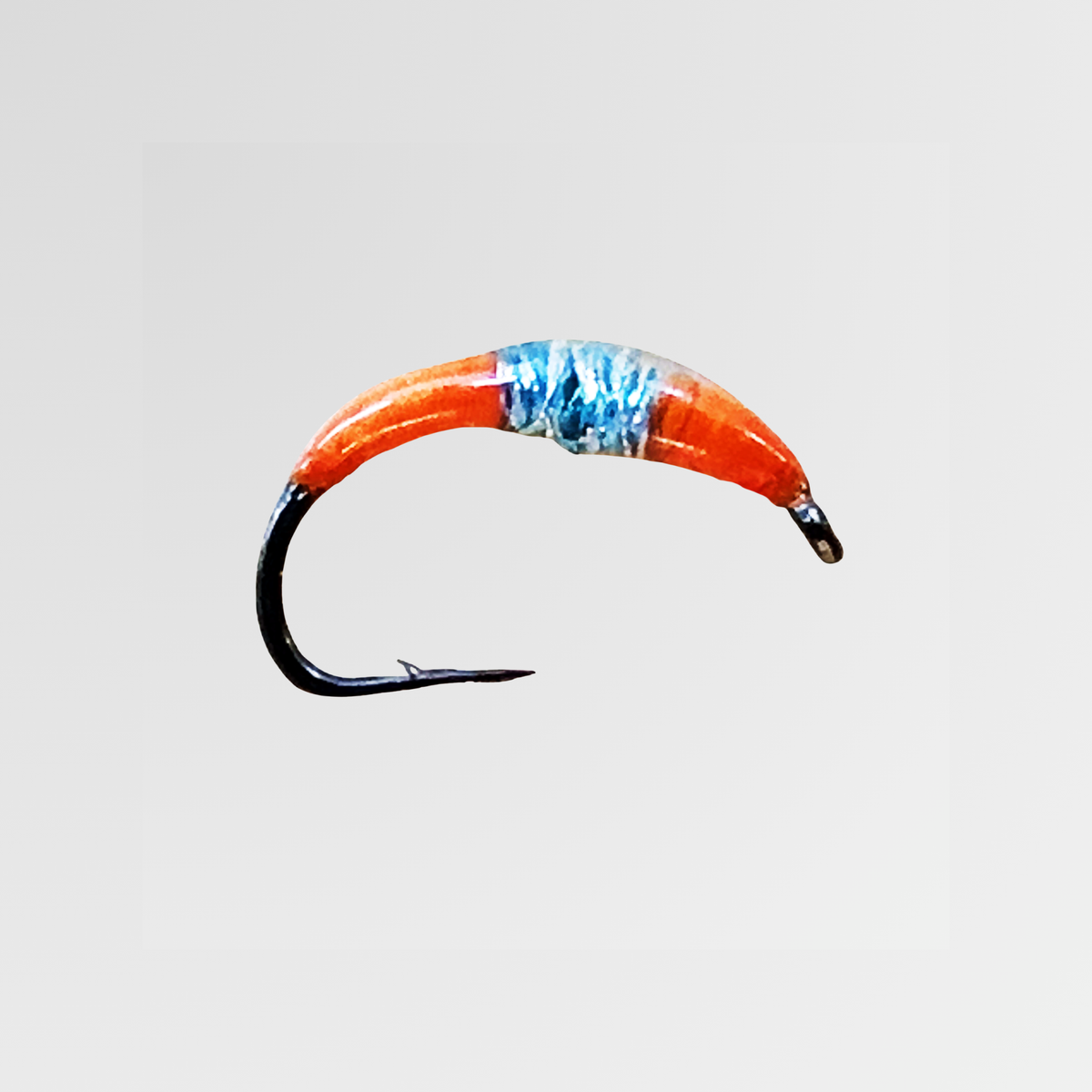 Bindaris Wasserfloh FL1308 – Neonorange/Glitzer Hellblau